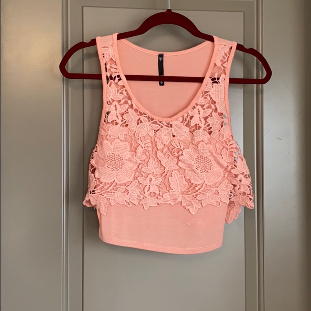 lace overlay tank